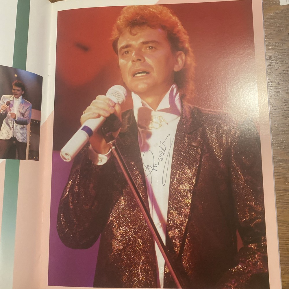 1986 Air Supply In Motion Tour Program Graham Russell Hitchcock Signed Auto