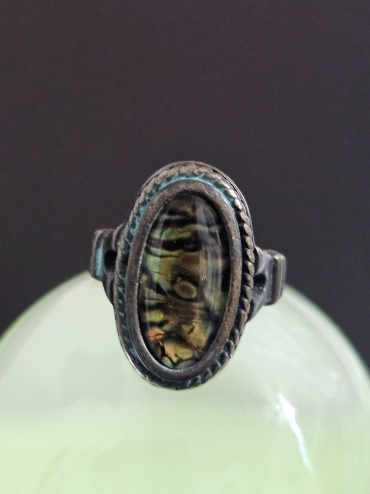 Haunting Beautiful Abalone Shell Ring Amazing Powers Unlimited Manifestations