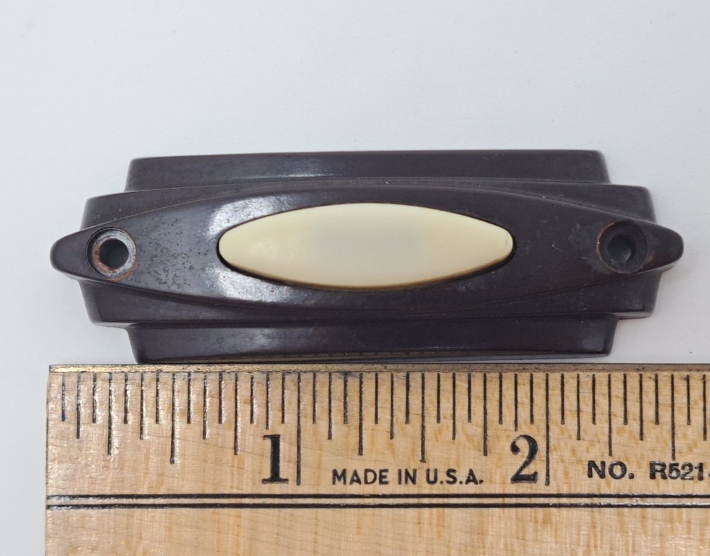 PUSH BUTTON DOORBELL BAKELITE ART DECO RECLAIMED