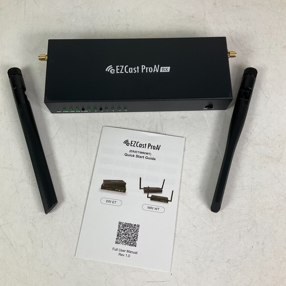 EZCast ProAV RX WR02 HDMI Wireless Receiver Extender NEW