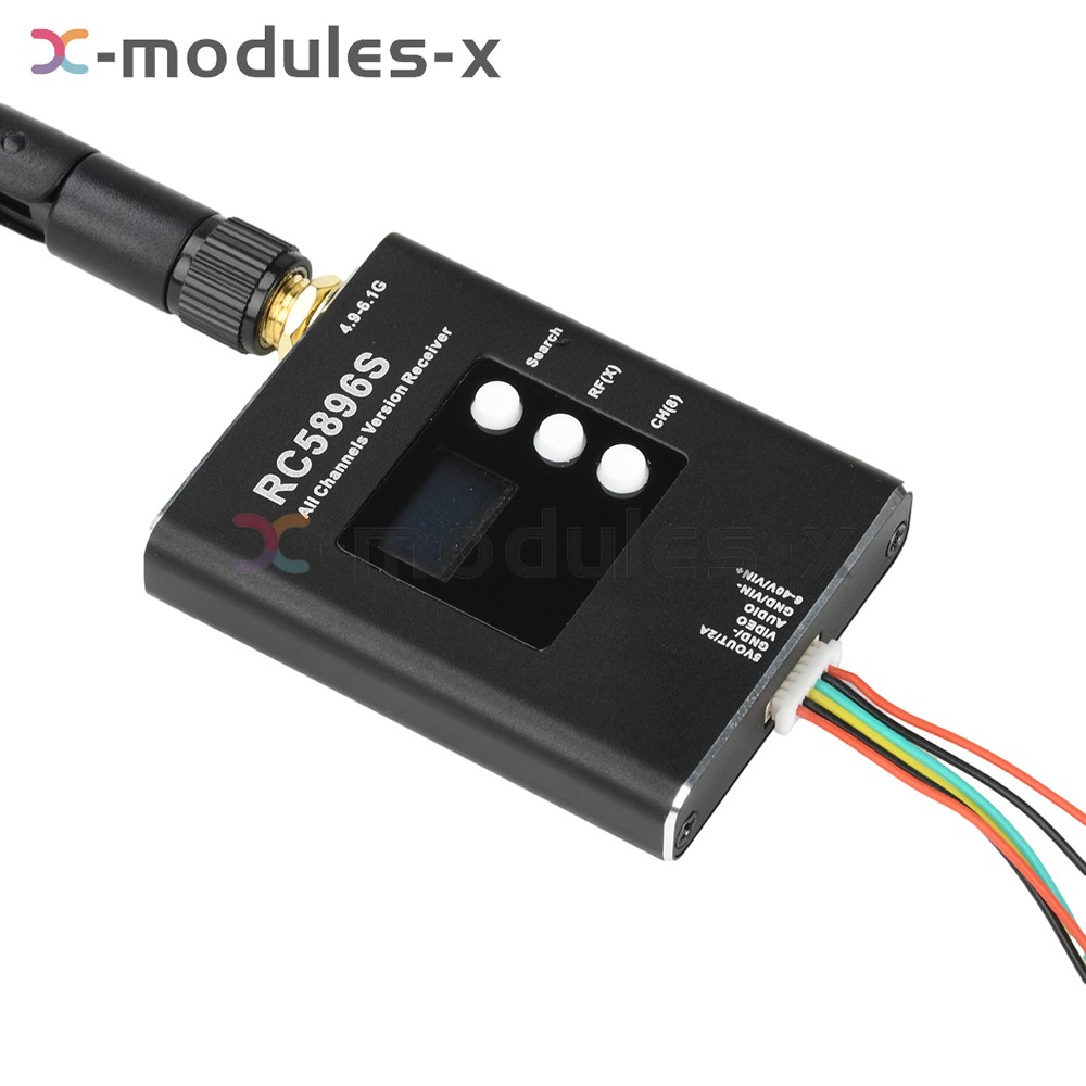 DC6-40V RC5896S Receiver 5.8GHz Video Receiver Transmitter With Antenna
