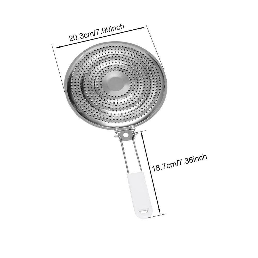 Heat DiffuserStainless Steel Heat Diffuser With Cool Touch Handle for Gas and...