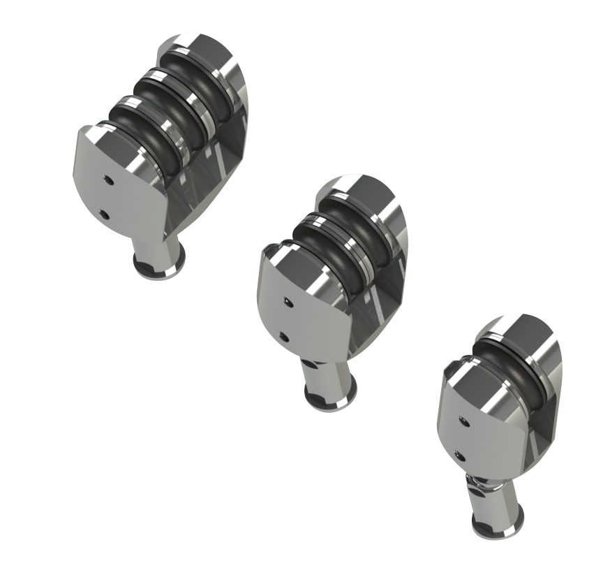 Rupp Marine Outrigger Pulley Clusters