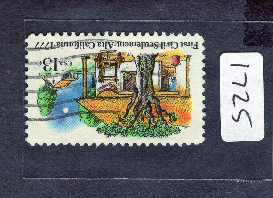 1977 Stamp #1725 First Civil Settlement Used