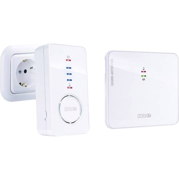 m-e modern-electronics 41156 Wireless Doorbell Complete Illuminated Kit, a