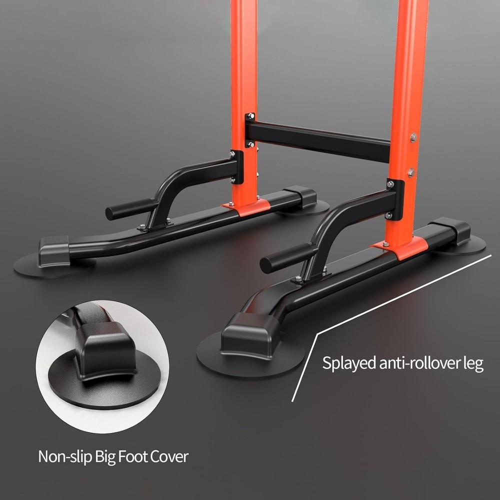 Dip Station for Home Gym - Strength Training Pull-Ups & Dips, 330Lbs Capacity