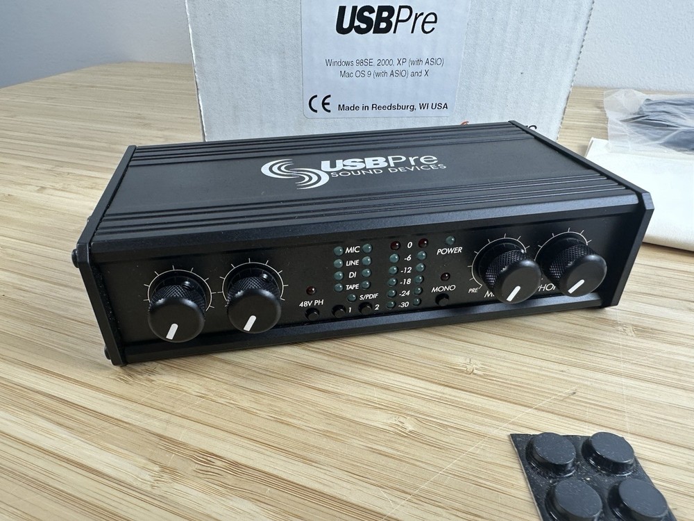 Sound Device USBPre Sound Devices Interface