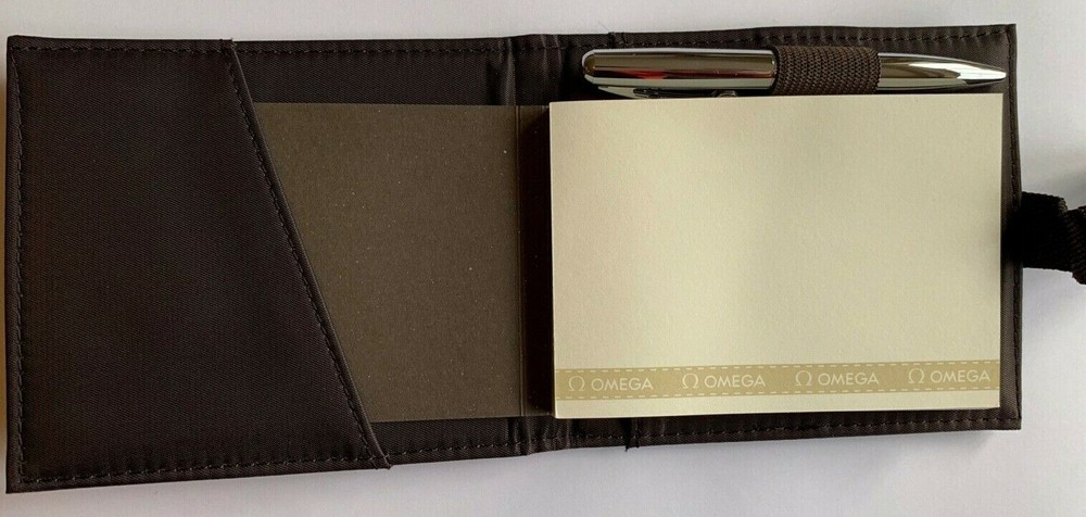 Omega Notepad with wallet & Pen - Seamaster, Speedmaster, Deville, Constellation
