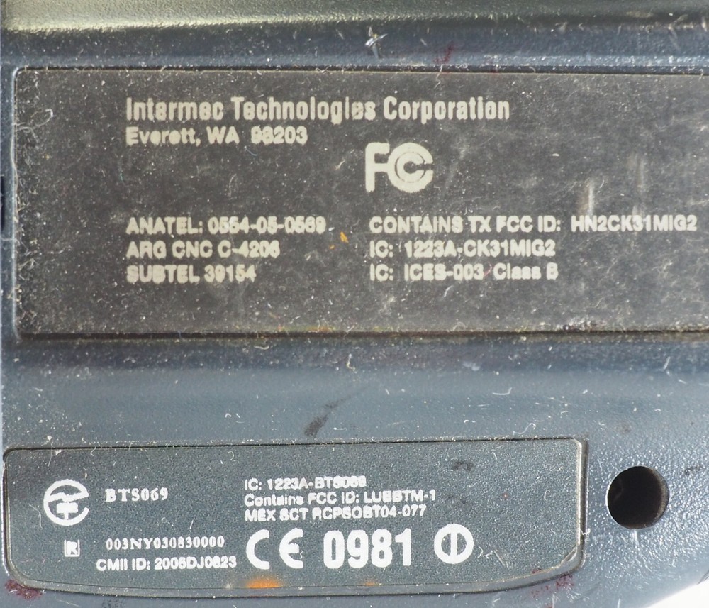Intermec Barcode Scanners CK31 CK31CB133D402804