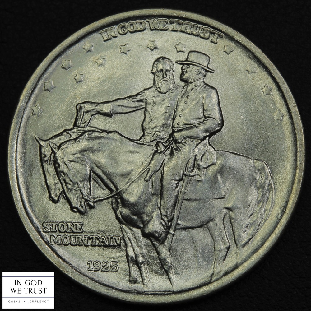 1925 Stone Mountain Commemorative Silver Half Dollar 50C (MS UNC)