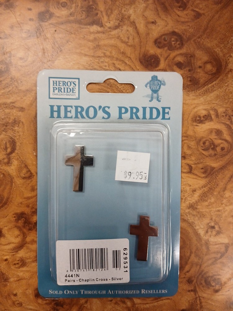 Pair Chaplin Cross Silver