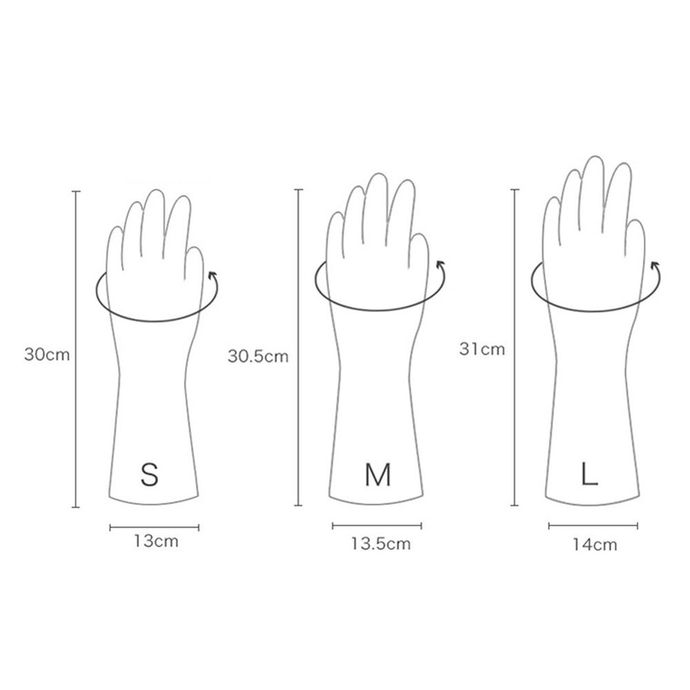 4 Pair Protective Gloves Plastic Kitchen Gloves For Housework
