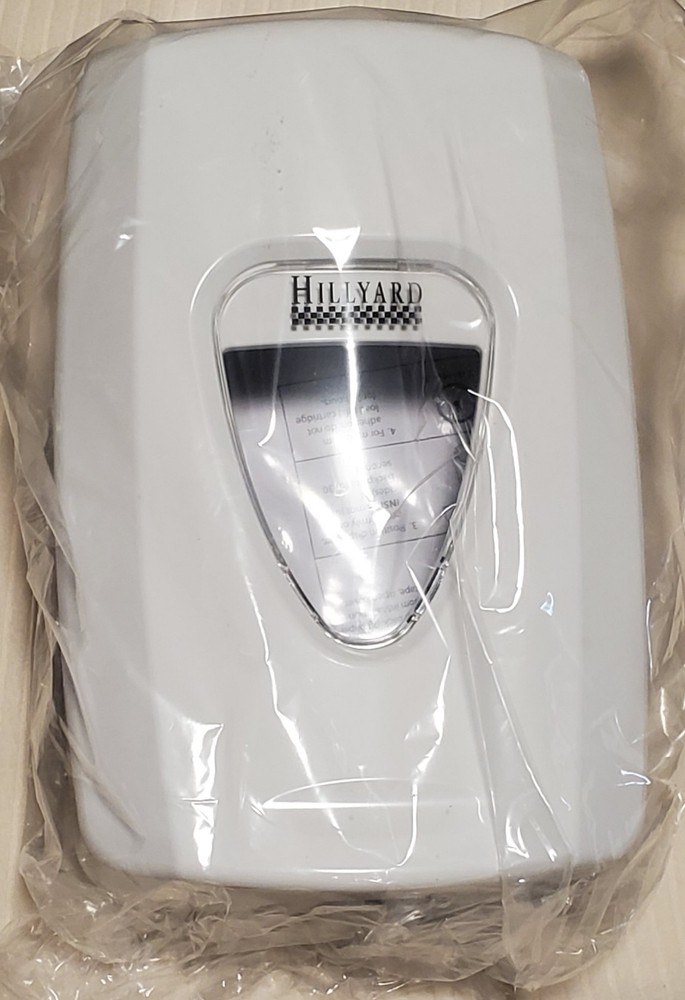 Hillyard Affinity Soap Dispenser, White With Instructions & Hardware *NEW