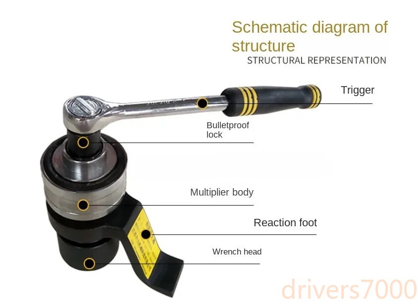 Torque Amplifier Manual Torque Multiplier for Power Wrenches