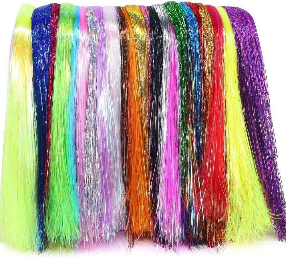 24-Color Flash String for Crafting Flies - Superior Durability & Effect