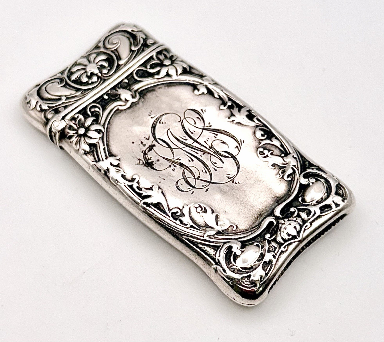 Gorham Sterling Match Safe - Art Nouveau/Jugendstil Design - Antique