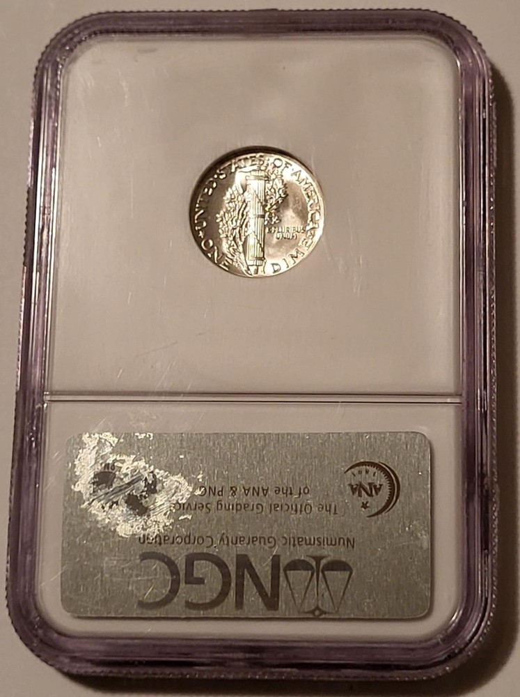 1940 Mercury Dime MS66 FB NGC