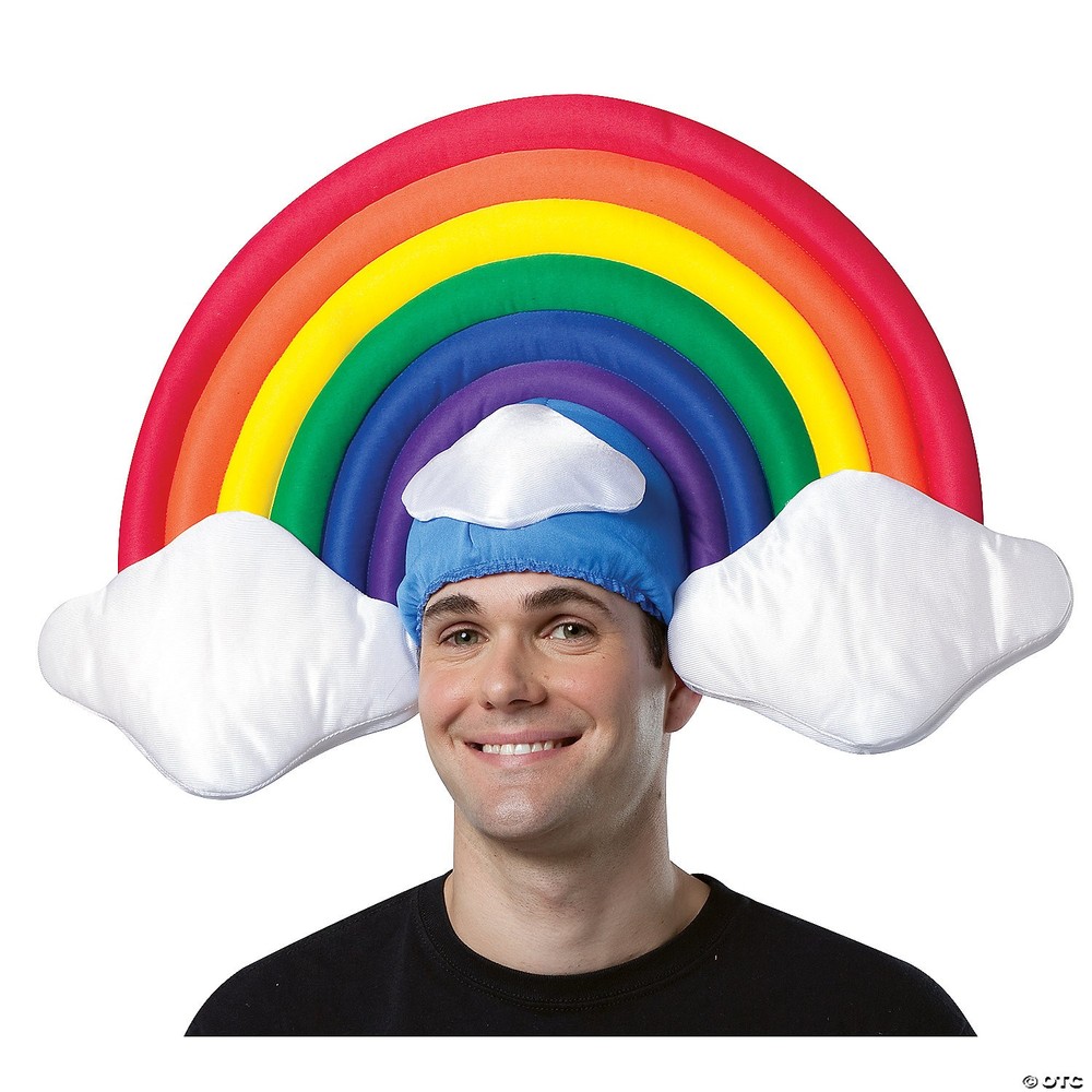 Rasta Imposta Rainbow Hat, Multi, One Size - One Size Fits Most
