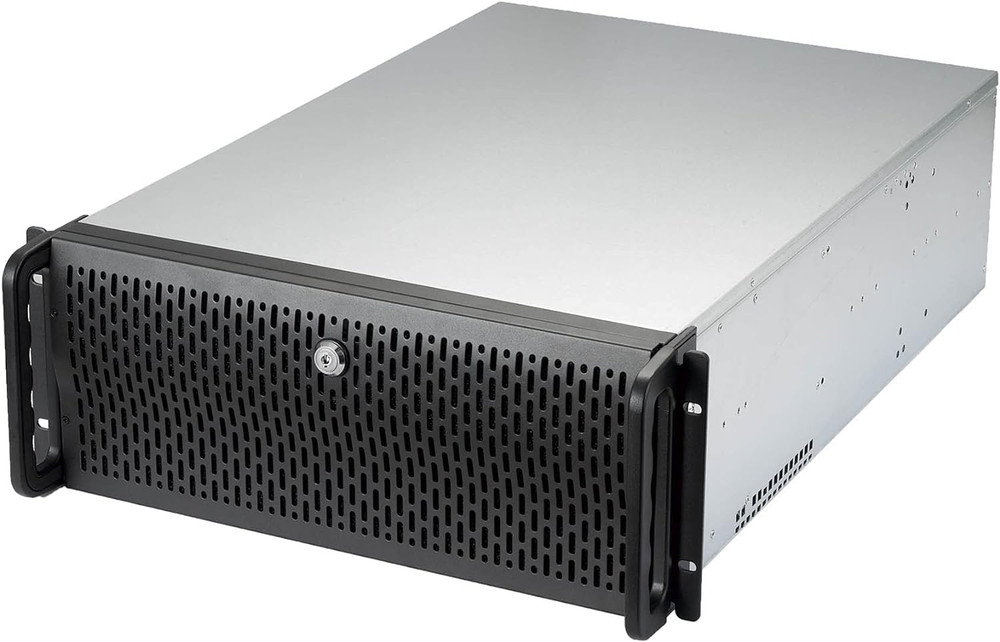 4U Server Chassis Rackmount Case | 15 3.5" HDD Bays | E-ATX Compatible | 6 Front
