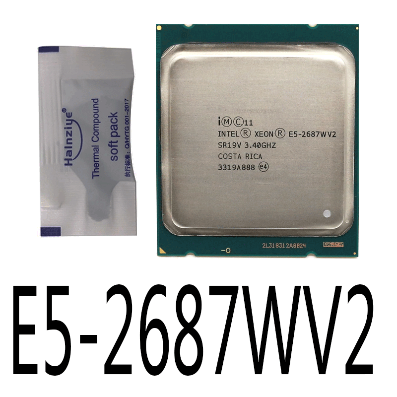 Intel Xeon E5-2687W V2 LGA2011 8Cores 16Threads 3.4GHz L3-25MB CPU Processor