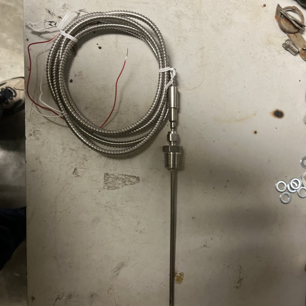 6 Inch Stem Type J Thermocouple Temperature Probe