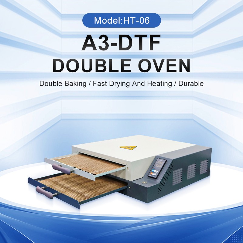 A3-DTF Double Layer Oven Double Baking Fast Drying & Heating Efficient Drying