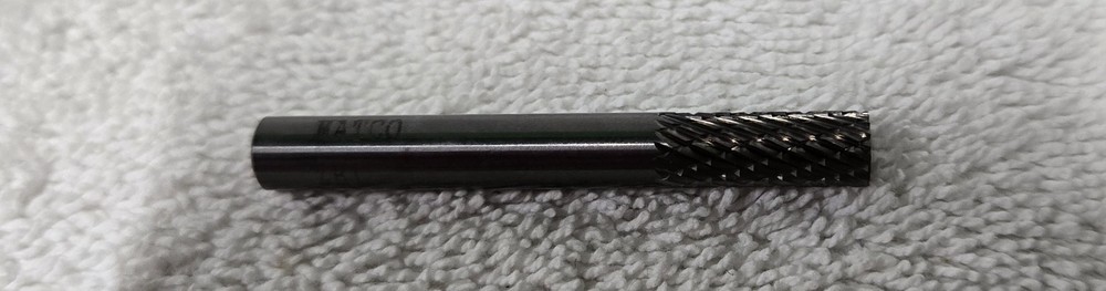 Matco Tools Solid Carbide Bur Cylinder Plain End 1/2×5/8 Zb1