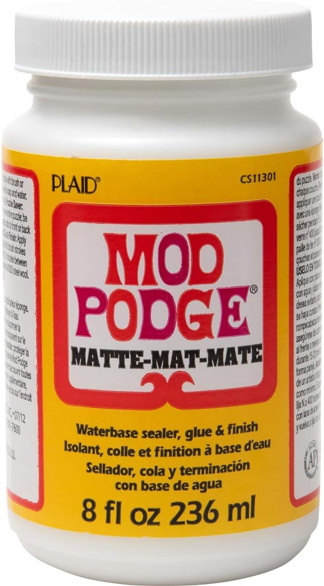 Mod Podge Matte Sealer, Glue & Finish: All-in-One Craft Solution- Quick Dry
