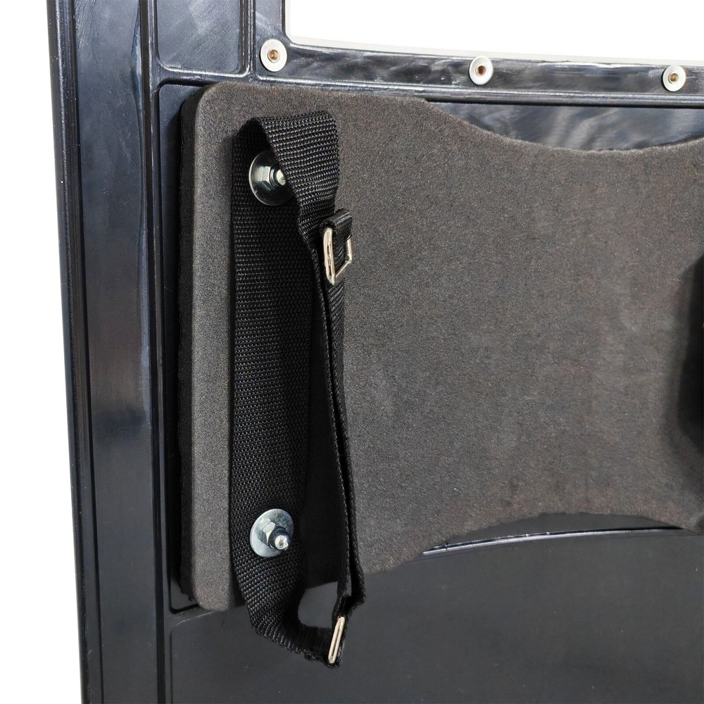 PC Black Anti-riot Shield Security Protection Self Guard Hand-Held Rectangle