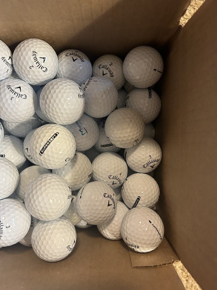 100 Mint Callaway Supersoft Golf Balls