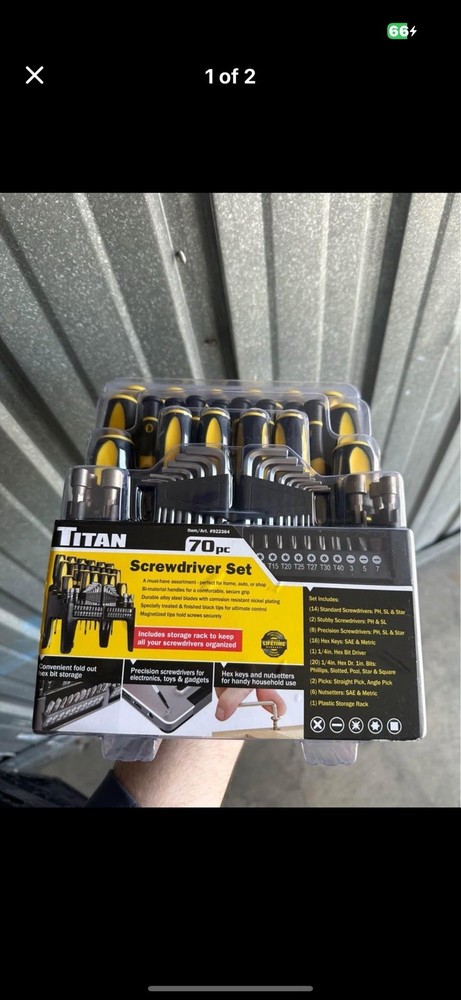 Titan 70pc Screwdriver Set
