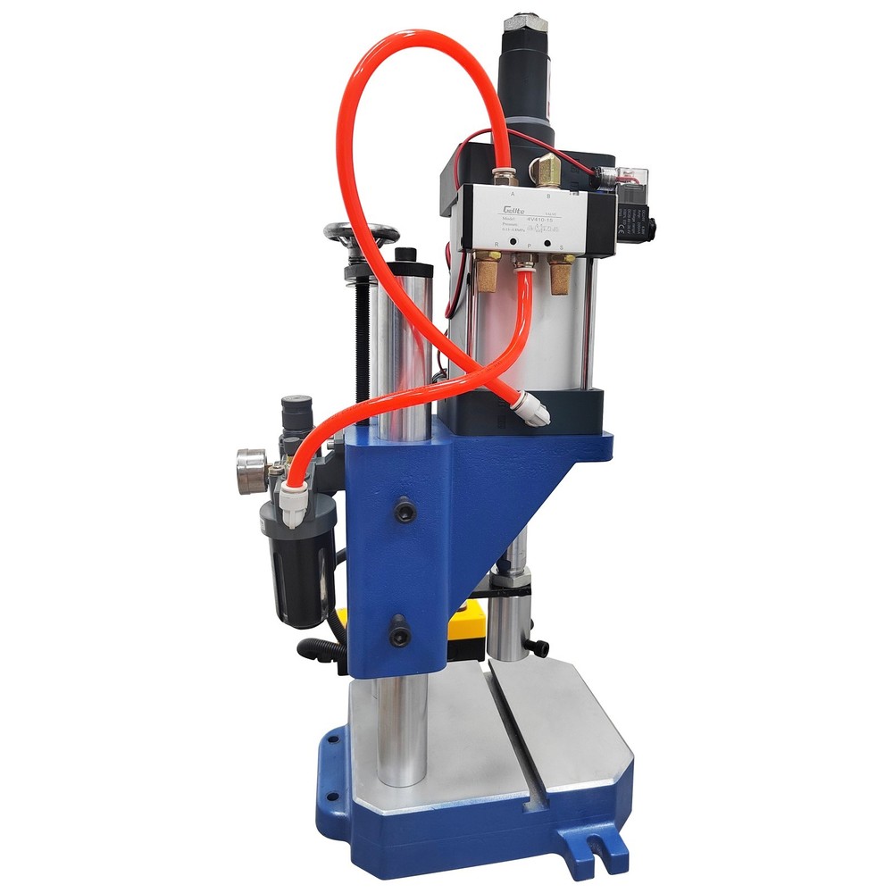 110V Pneumatic Punch Machine Punch Press with Controller 1763lbs 0.98" Clamp