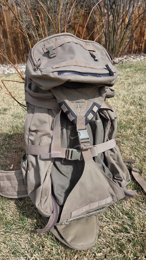Eberlestock J107 Dragonfly Backpack rifle scabbard batwings expandable