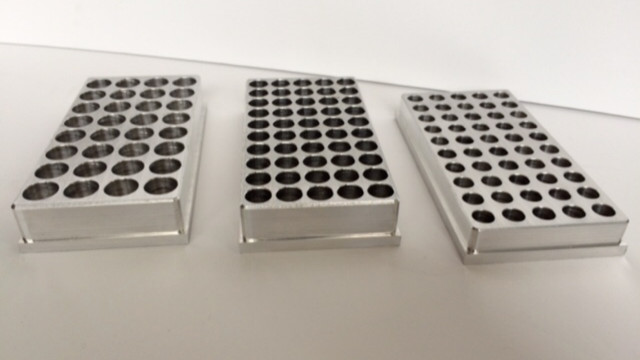 6mm PPC Ammo Reloading Block Solid Aluminum 50 rounds