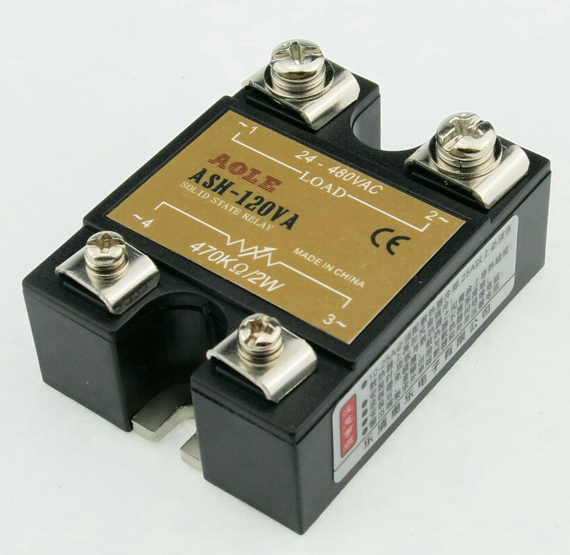 Single-phase 120A solid state relay ASH-120VA potentiometer regulating voltage