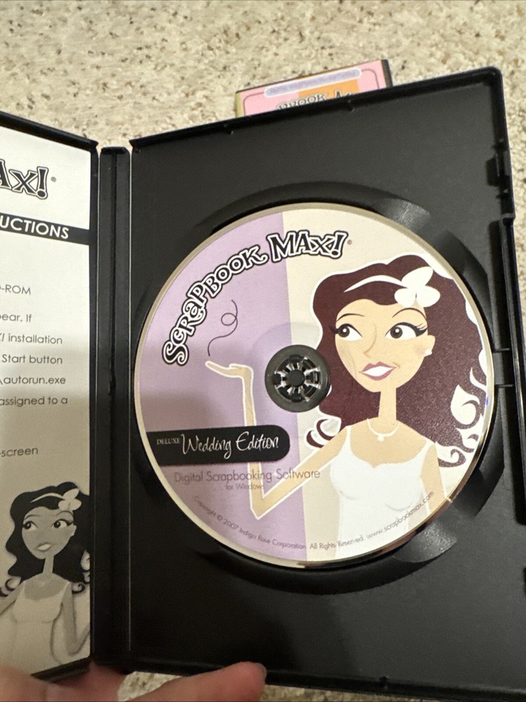 Scrapbook Max Wedding Edition School Edition Computer Program Software
