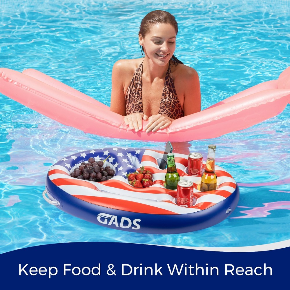 GADS American Flag Floating Drink Holder