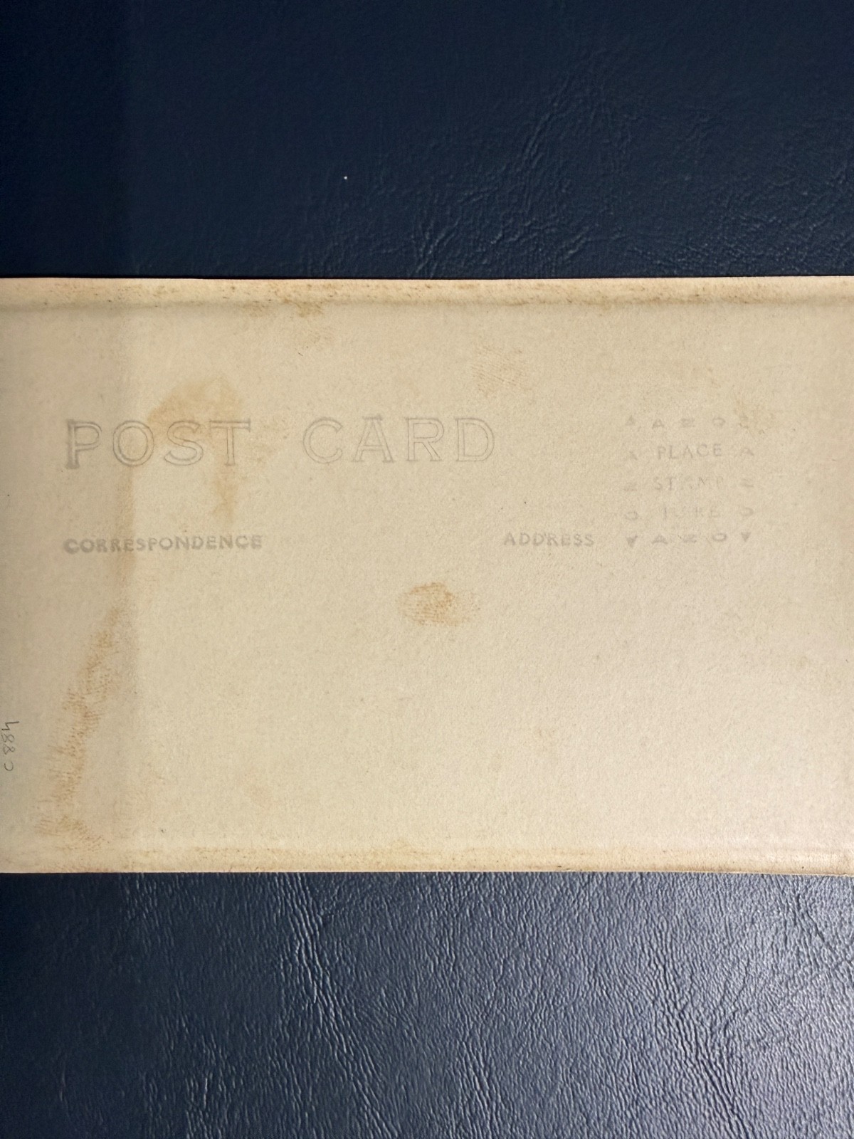 WWI Era RPPC Photo Young US Military Soldier Portrait Star Patch Doughboy