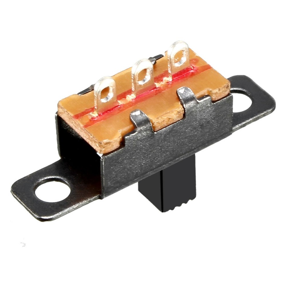 50pcs 5mm Vertical Slide Switch SPDT 2 Position 3 Terminals PCB Hitch