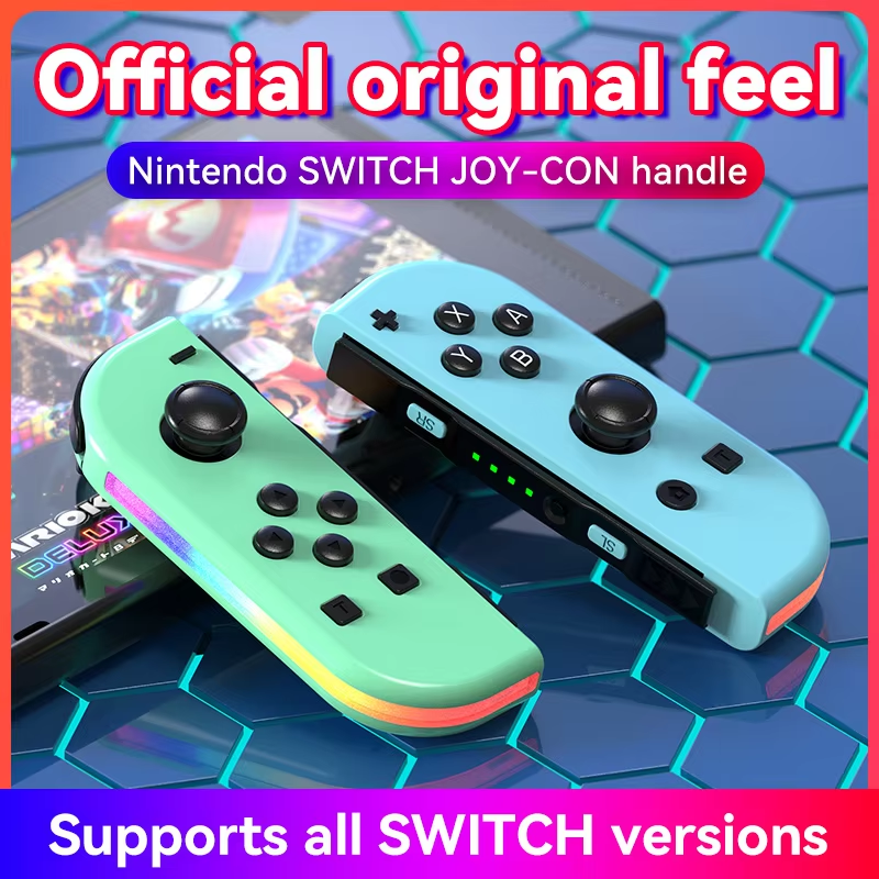 Switch joycon Wireless Controller NS Host Left and Right with RGB Small Handle