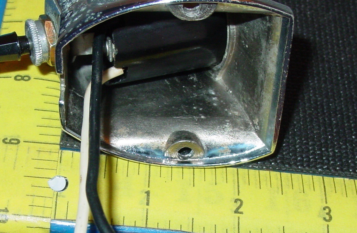 2 Vintage Boat Sconces Lot Art Deco Low Profile Compact Chrome Light Fixture