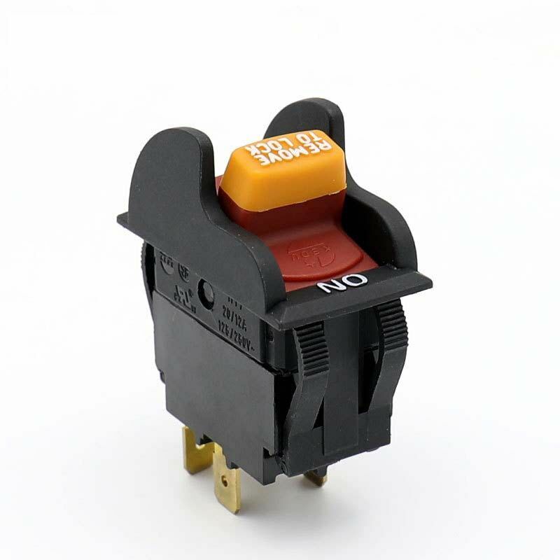 Kedu hy7 self locking switch self locking device up and down pull switch 250v12a