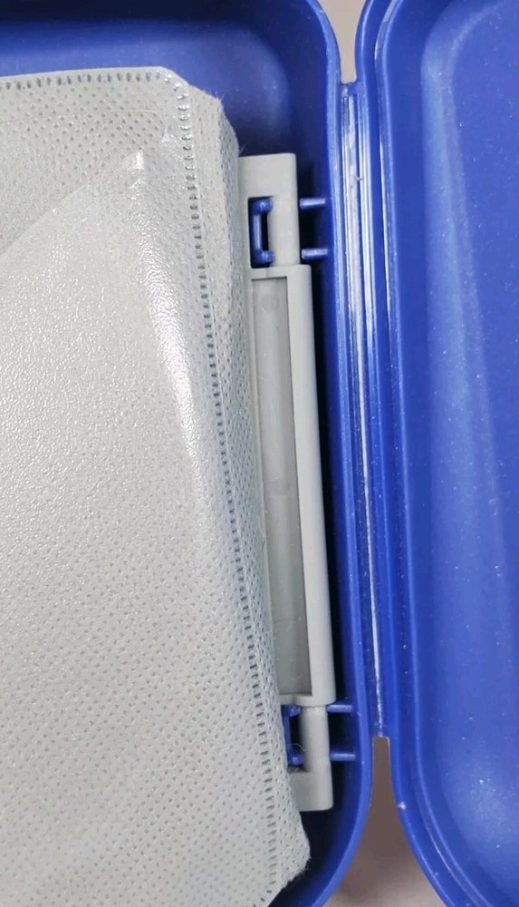 Tuperware CD/DVD Case Keeper Vintage Blue