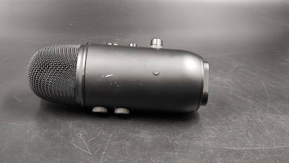 Blue Yeti Microphone Used Working Black