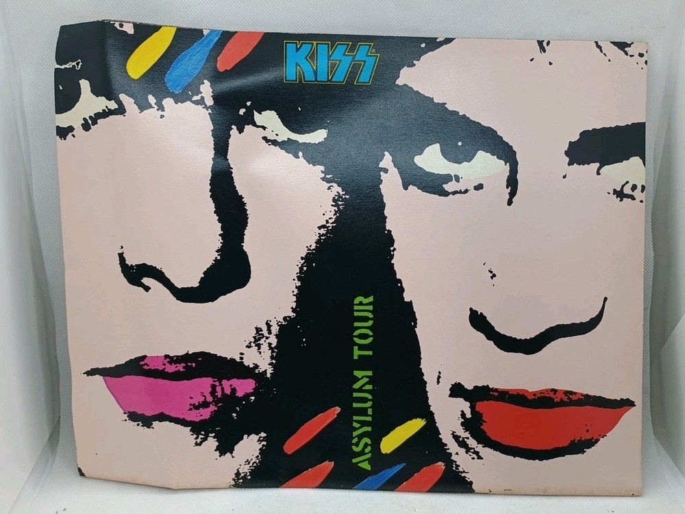 KISS RARE Vintage 1985 Asylum Concert Tour Oversized Program Eric Carr Kulick VG