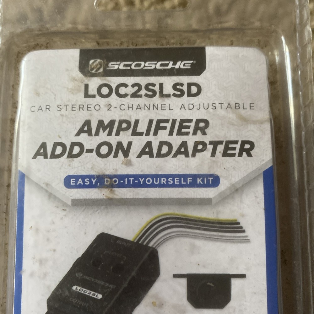 Scosche LOC2SLD Line Output Converter Adjustable Amplifier Add on Module for Car