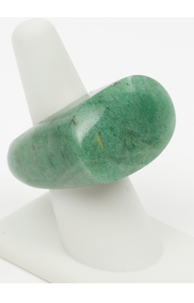 green aventurine ring
