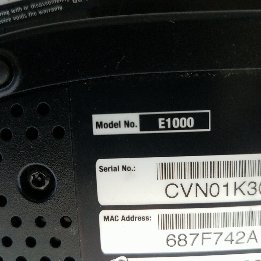 Cisco Linksys E1000 Wireless Router 4 Port