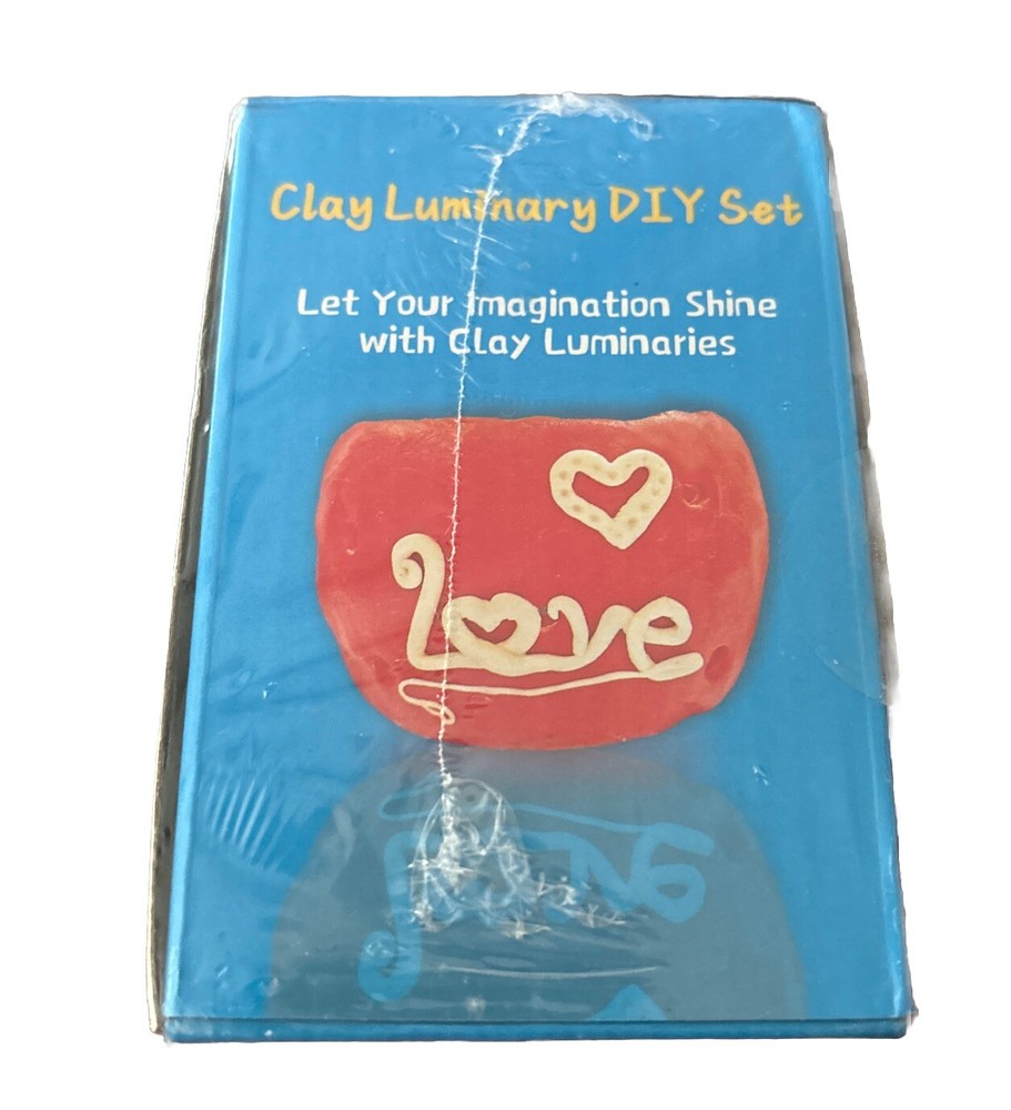 Clay Luminaries - Clay Lanterns Making Kit with Light-up Clay Lanterns