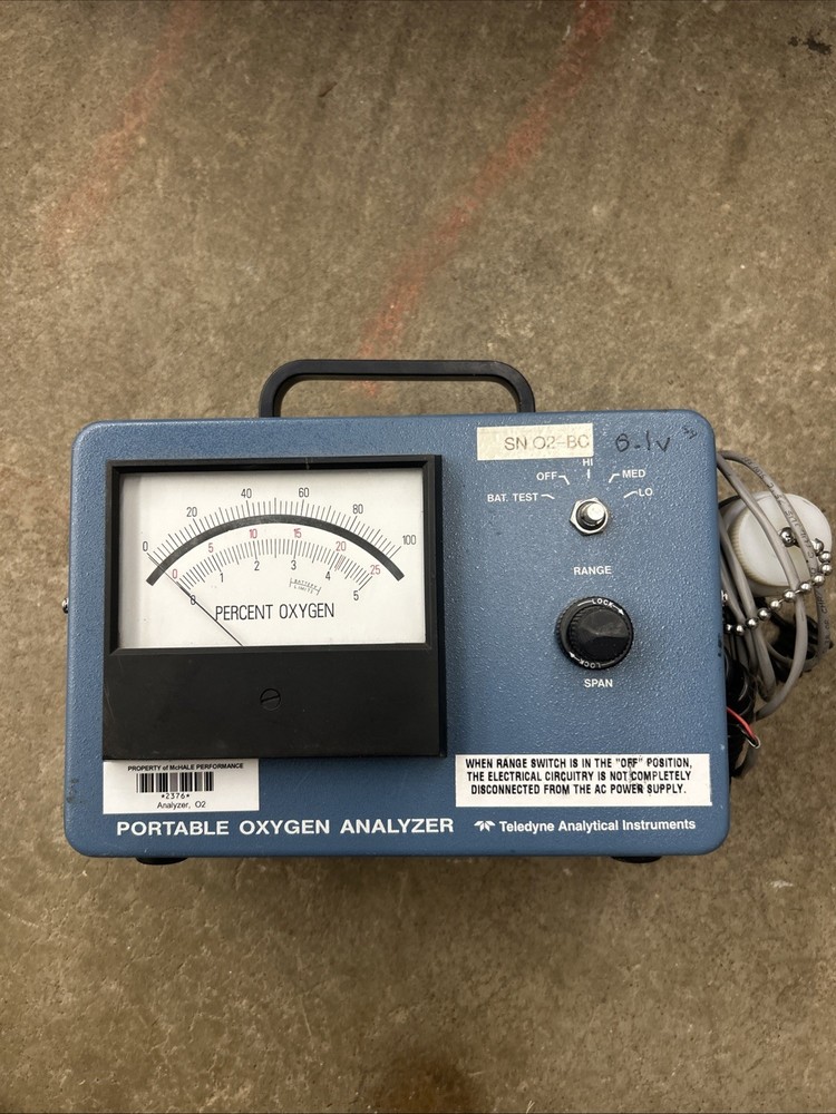 Teledyne Portable Oxygen Analyzer Model 320